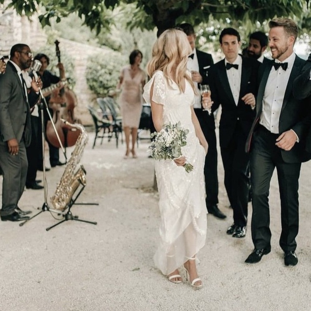 Eliza Janel Howell Lady Lucille wedding dress
